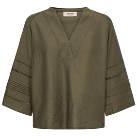 Mos Mosh Aleysa Nila Bluse, Olive Night